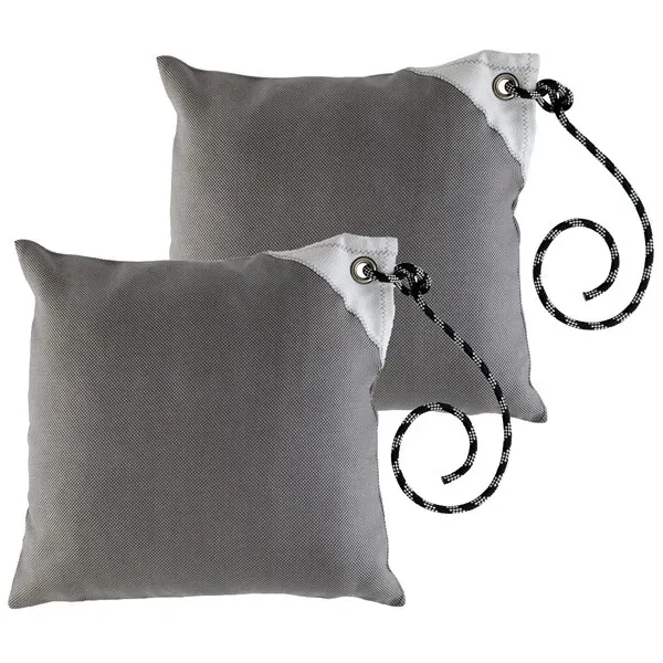 Marin & Fritid MB kudde 40x40 cm grå 2-pack vattentät