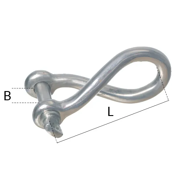 Marin & Fritid 1852 schackel vriden 6 mm RF