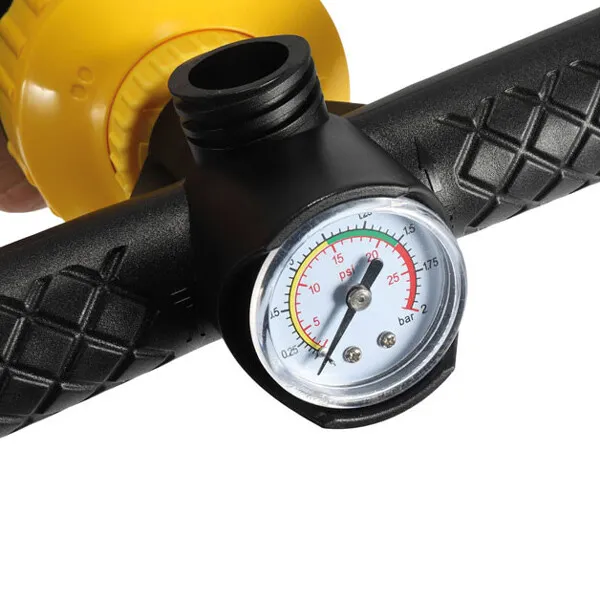 1852 Dual Action SUP-pump med manometer 26 PSI
