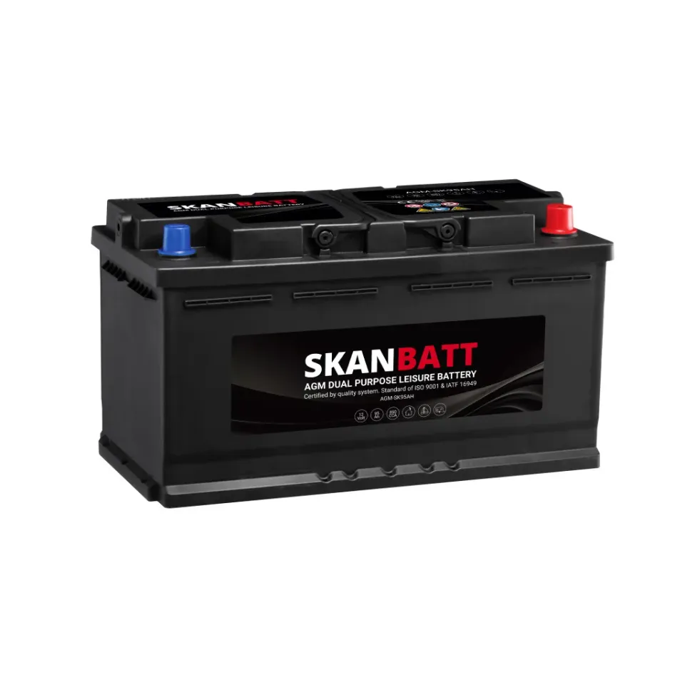 Skanbatt AGM Dual Purpose fritidsbatteri 12V 95Ah 850CCA