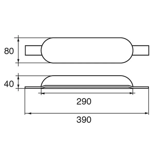 Marin & Fritid Anod tacka 1,3kg magnesium 290mm