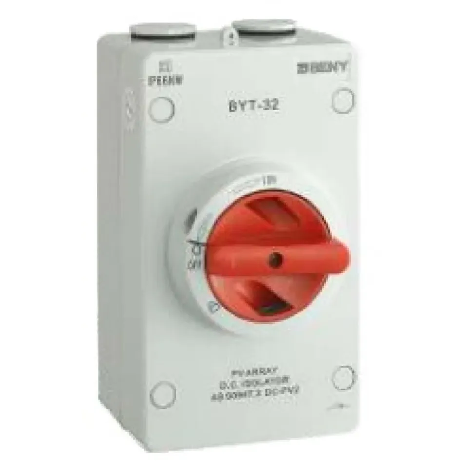 Marin & Fritid DC-isolator 1200V 32A IP66 solceller låsbar