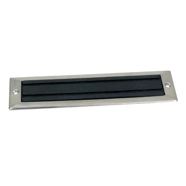 Marin & Fritid stegplatta rostfri 213x57mm gummi