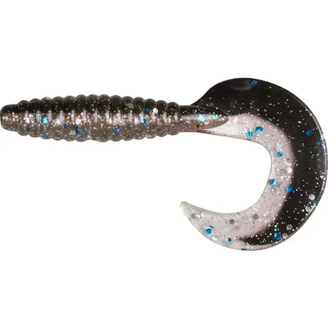 Marin & Fritid Single Tail 85mm jigg black flake