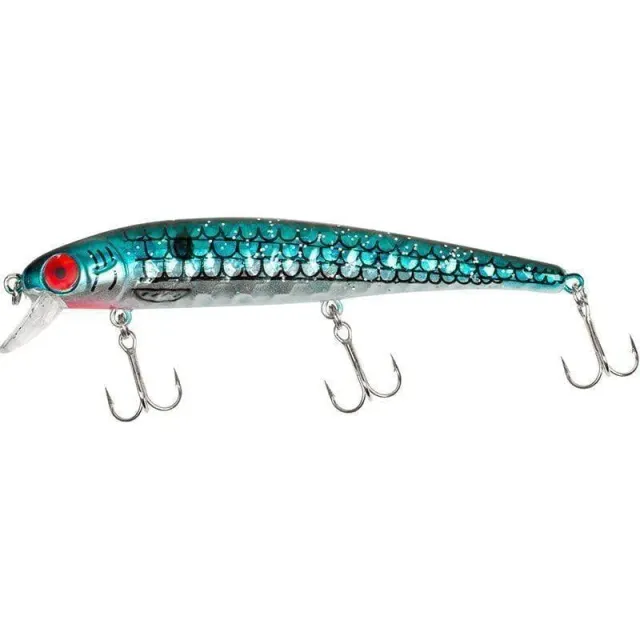 Dalton 12cm 18g wobbler black/blue/silver flytande