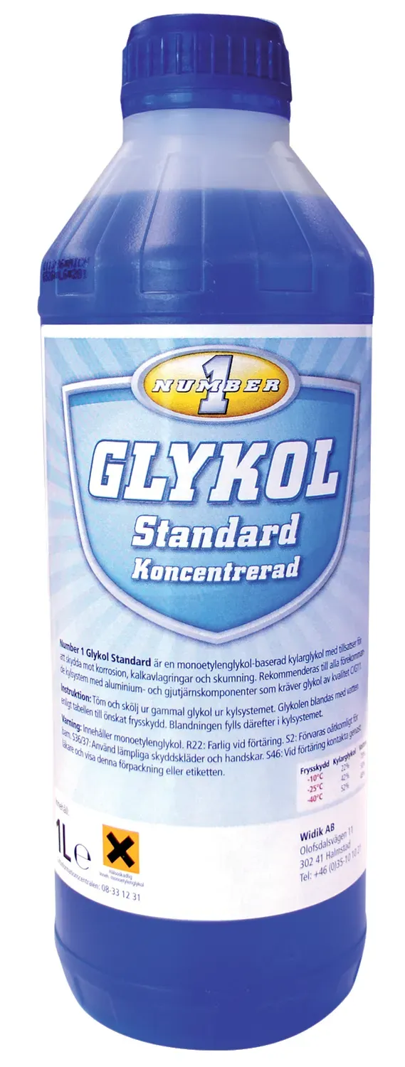 Marin & Fritid kylarglykol blå 1L frostskydd