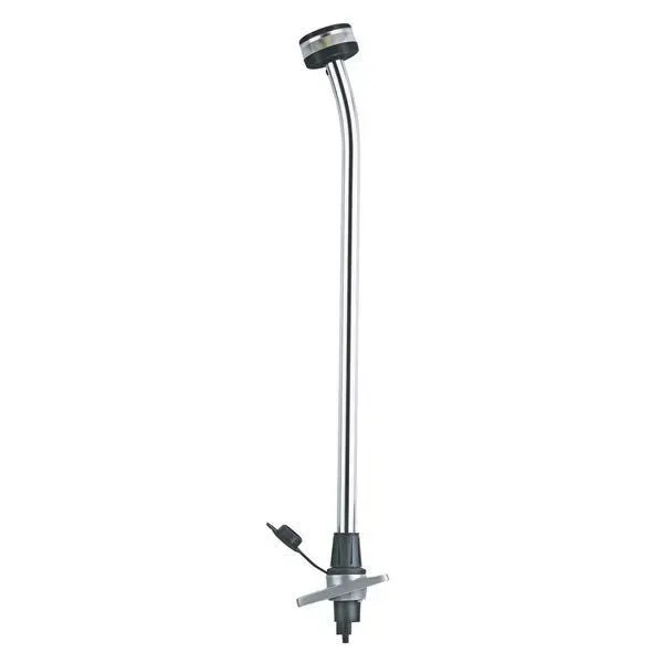 Marin & Fritid LED-lanternmast rostfri 360° vit