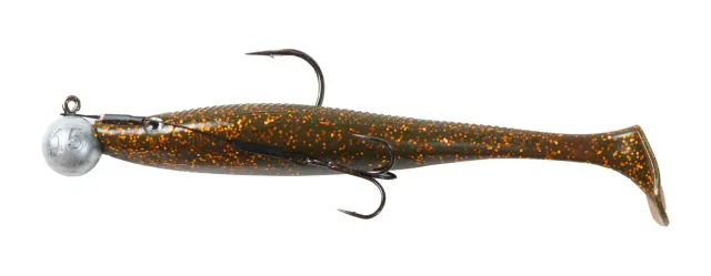 Maxximus Lamprey Jigg 15 cm Motoroil med stinger