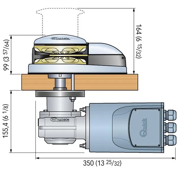 Prince DP3 ankarspel 12V 1000W 8 mm 10-13 m