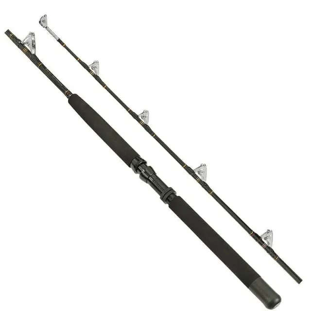 Euro Gold 185 havsfiskespö 80-130 lbs rulltrissor 2-pack