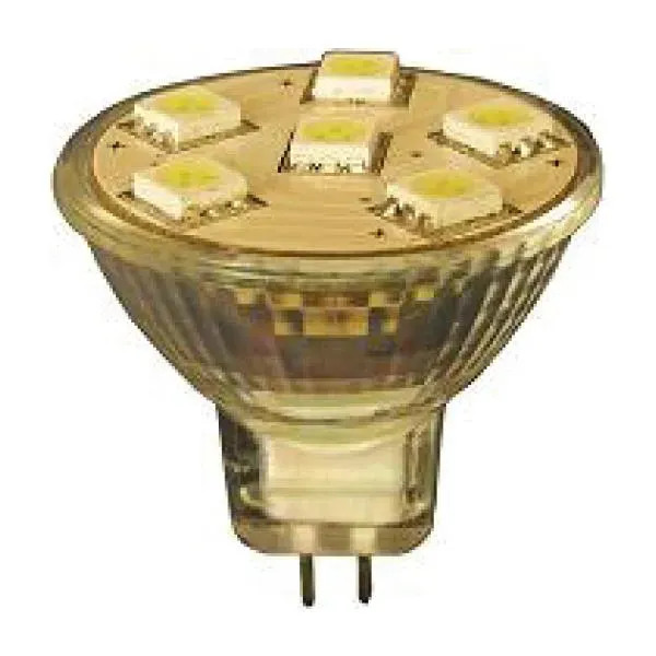 Marin & Fritid LED GU4 MR11 6 dioder varmvitt ljus
