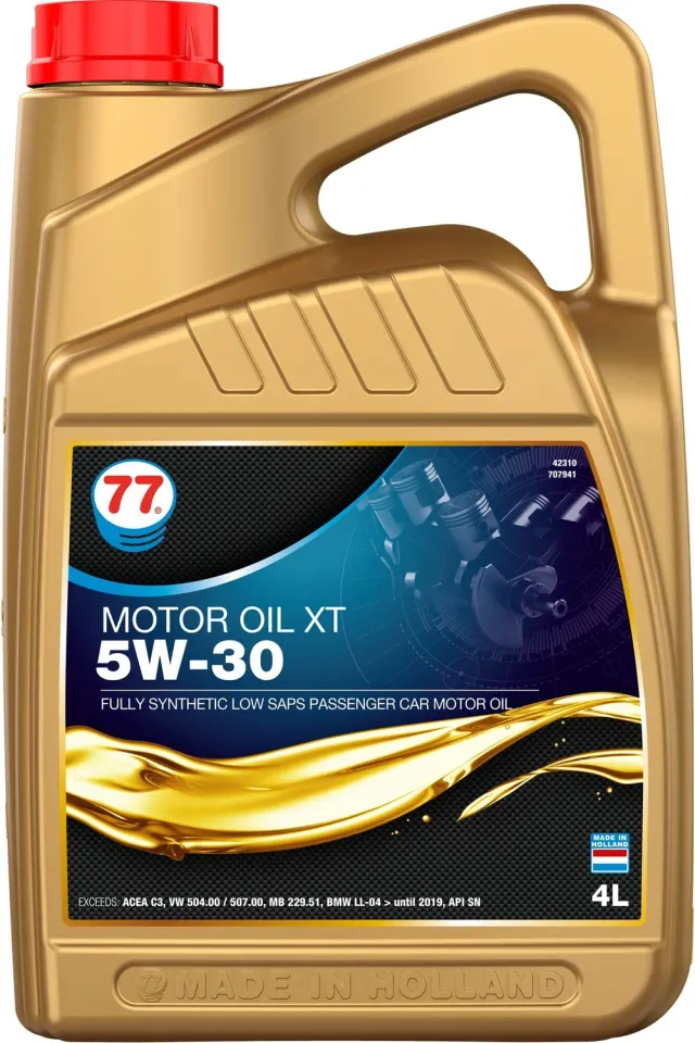 77 Motor Oil XT motorolja 5W-30 4L syntetisk