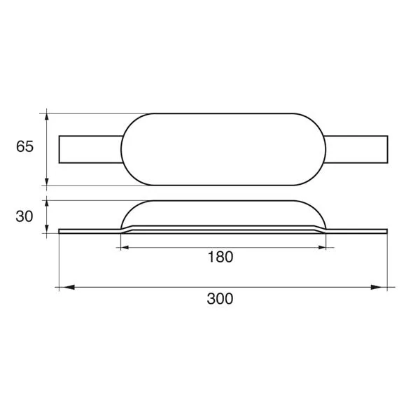 Marin & Fritid Anod Tacka 0,75 kg magnesiumanod 180 mm