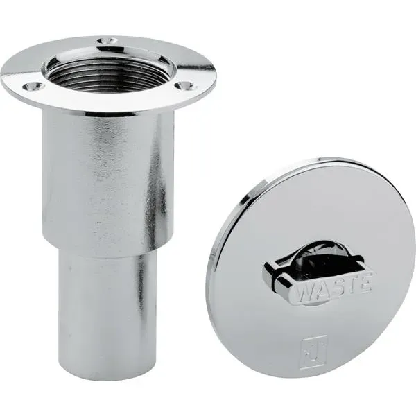 Marin & Fritid däcksförskruvning bränsle Ø38 mm kromad