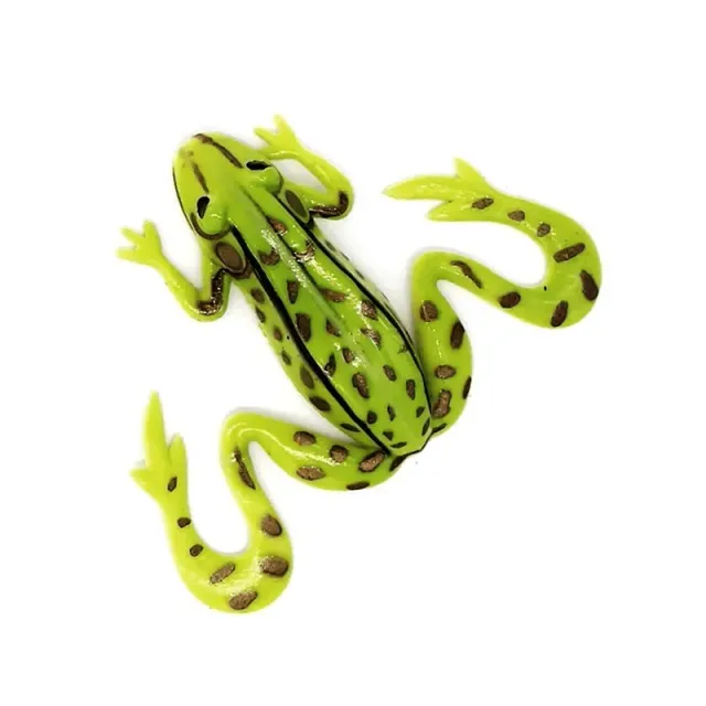 Marin & Fritid Swimming Frog 6,5 cm mjukbete natural green