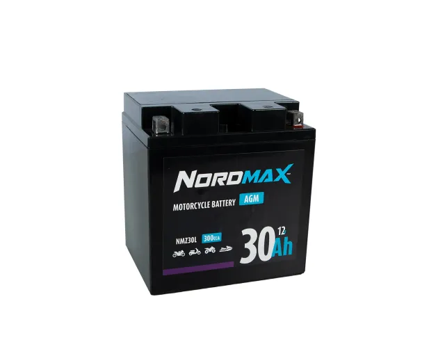 Marin & Fritid AGM startbatteri NMZ30L 12V 30Ah fylld