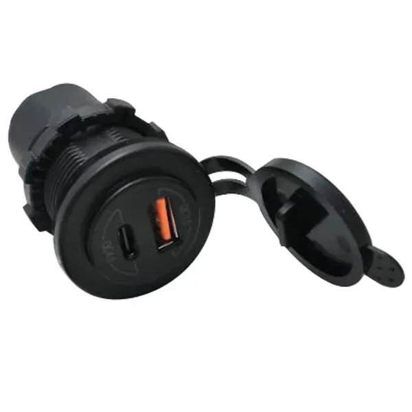 Marin & Fritid 1852 USB-A USB-C uttag 12/24V