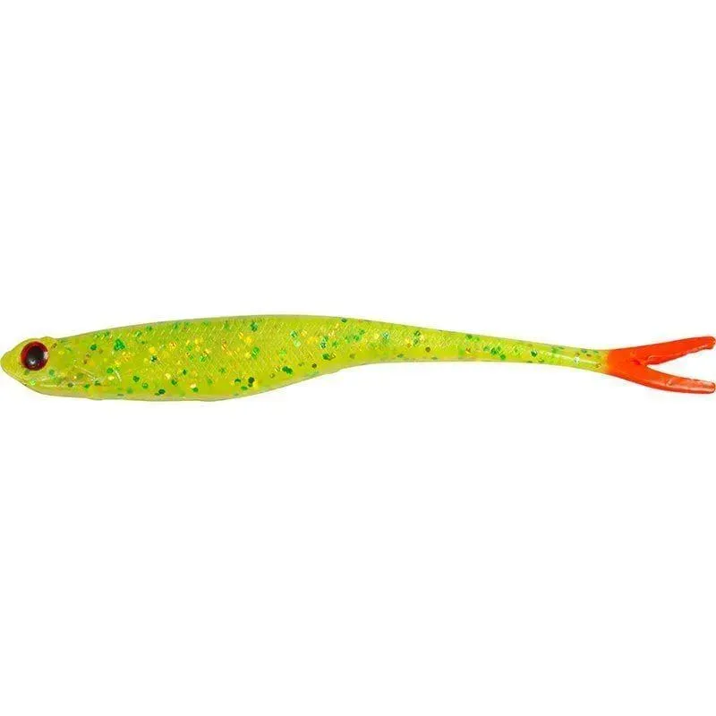 Marin & Fritid Twin Tail Shad 12,5cm jigg Chartreuse