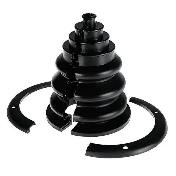 Marin & Fritid tätningsbälg 108 mm slitsad svart