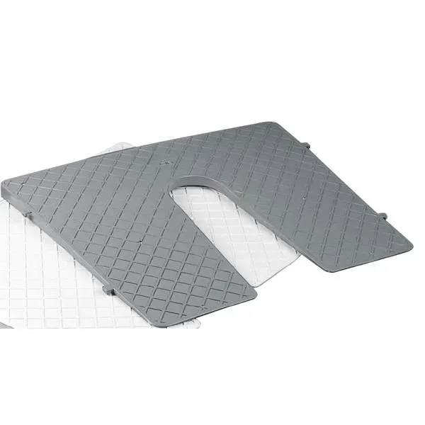 Marin & Fritid motorplatta kilformad 450x360 vit
