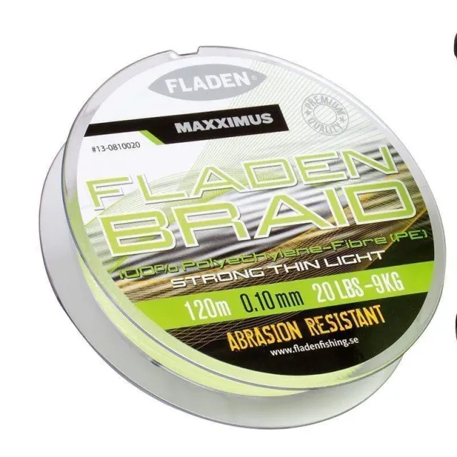 Marin & Fritid Maxximus Yellowbraid fiskelina 120m 0,10mm gul