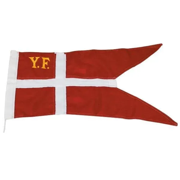 1852 YF-flagga 105x200cm sydd polyester guld Y-F