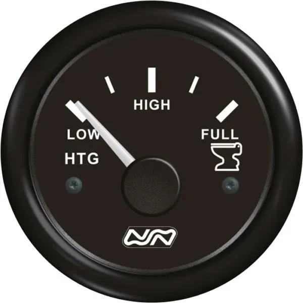 Marin & Fritid tankmätare Waste 52 mm svart 240-33 Ohm
