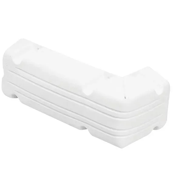 Marin & Fritid bryggfender vinklad 50x12x7 cm svart