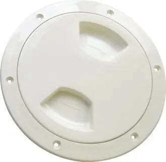 Marin & Fritid inspektionslucka 100 mm vit plast