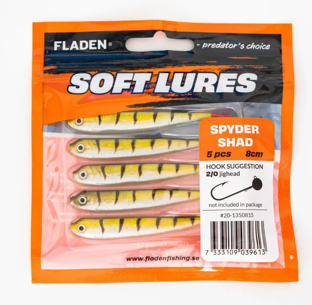 Guddi Shad jigg 8cm 6g 5-pack green lime