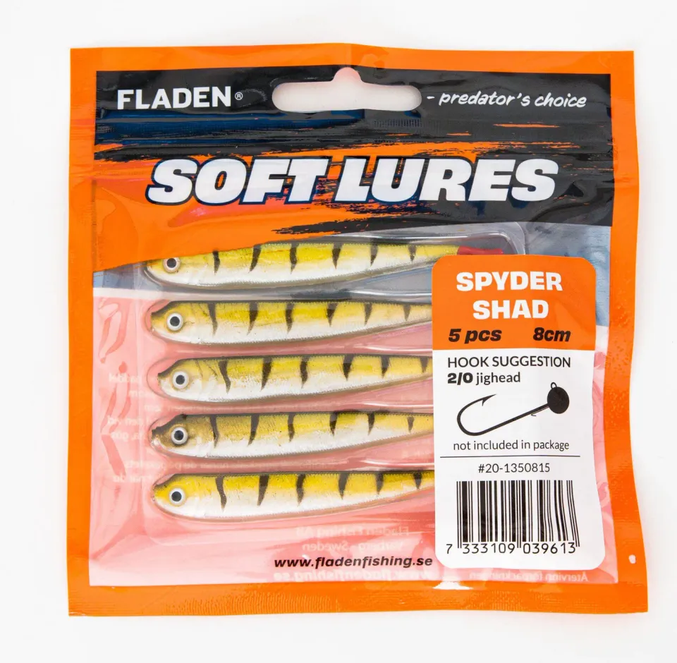 Guddi Shad jigg 8cm 6g 5-pack green lime