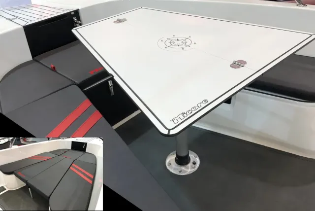Marin & Fritid Micore bord med soldyna Xw63 marin båtbord