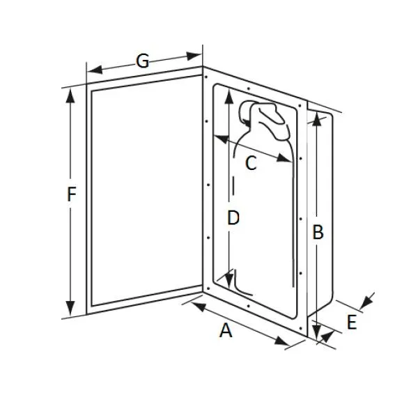 Marin & Fritid förvaringsfack 424x174 mm djup 105 mm
