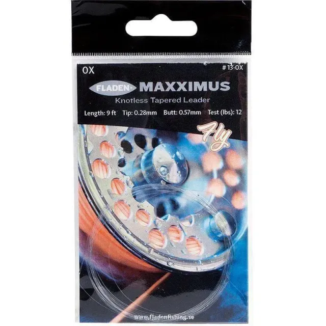 Marin & Fritid Flugtafs 6X tafs 9ft 0,13mm taperad