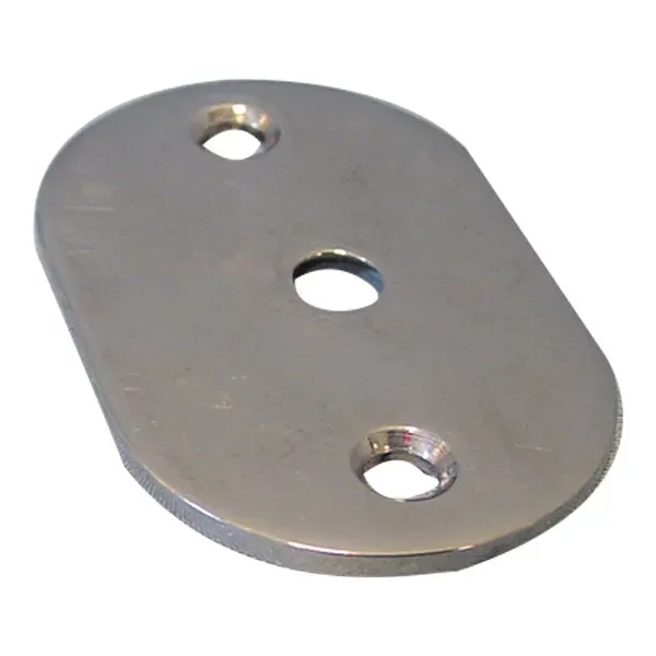 Marin & Fritid Oval 64x42 mm underplatta rostfri CC47