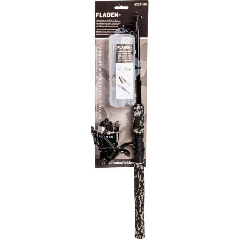 Vildmark Charter haspelset teleskop 210 cm camou box