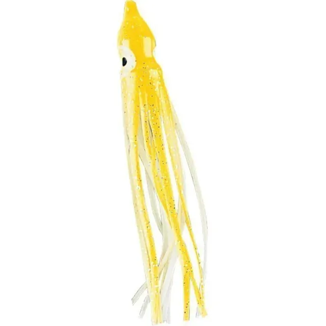 Marin & Fritid Bläckfiskar 12 cm fiskedrag gul/vit 3-pack