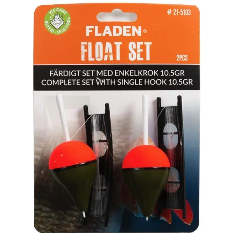 Marin & Fritid Bung flöte 10,5 g 2-pack färdigriggat
