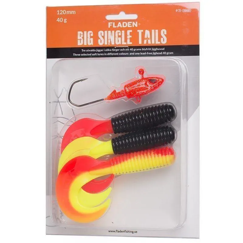 Marin & Fritid Big Single Tail jigg 120 mm 40 g 3-pack