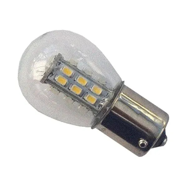 Marin & Fritid Ba15d LED-lampa 20 dioder varmvitt ljus