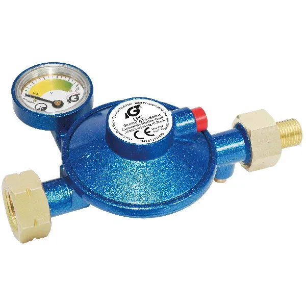 Marin & Fritid reduceringsventil 30 mbar G5 manometer