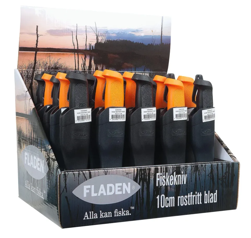 Marin & Fritid fiskekniv rostfri 10 cm plasthandtag