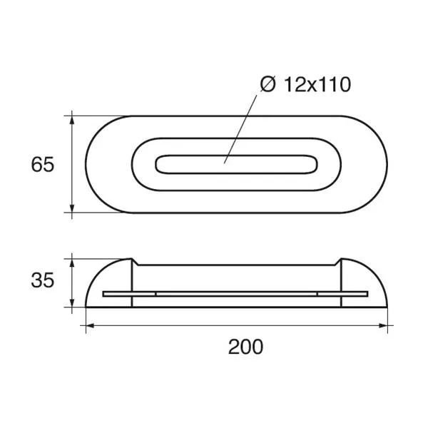 Marin & Fritid zinkanod tacka 1,2 kg 200x65x35 mm
