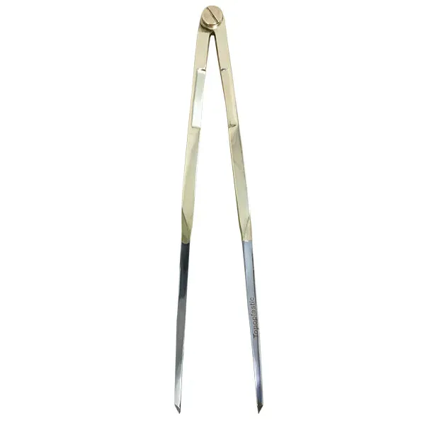 Marin & Fritid passare rak 20 cm mässing