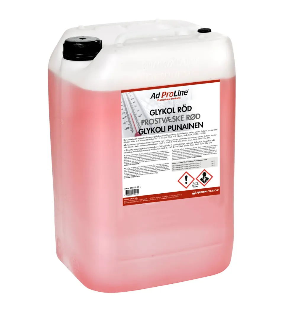 AD Glykol 774F röd koncentrat 25 liter