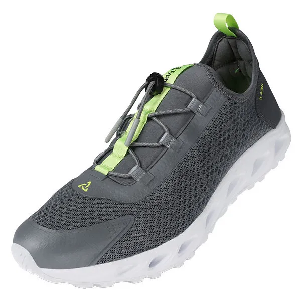 Typhoon TS10 sneaker båtsko grå lime 44-45 greppdäck