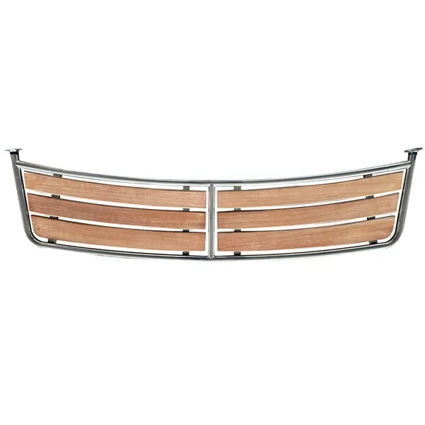 Marin & Fritid badplattform 178x45 cm teak rostfri