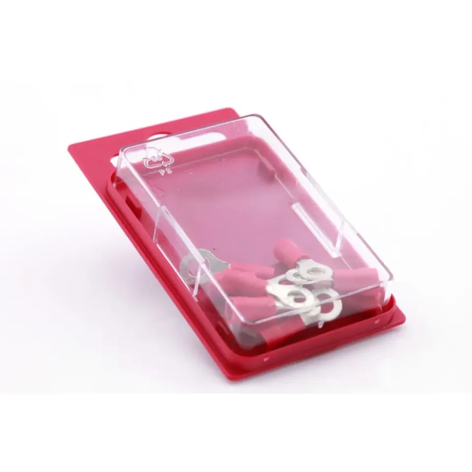 Marin & Fritid 634RED kabelsko röd 10-pack ring 4,3mm