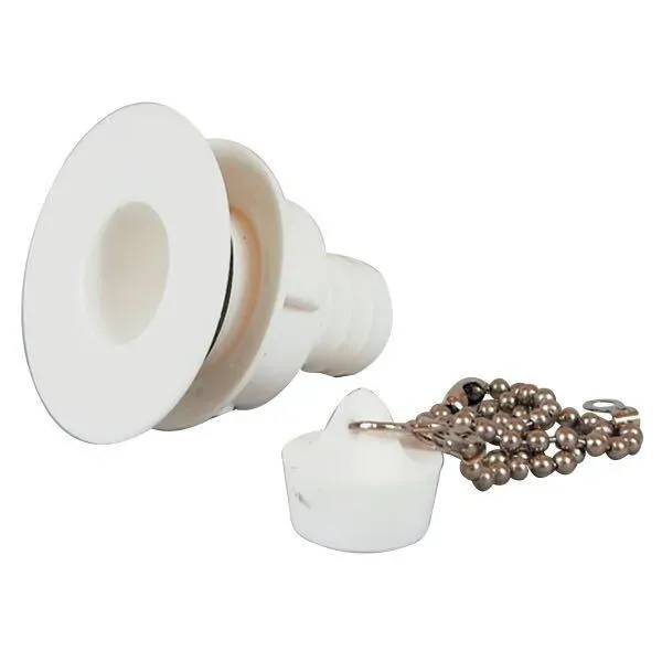 Barka Småavlopp rak bottensil 20 mm med propp
