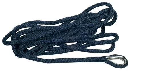 1852 förtöjningslina flätad med kaus Ø10 mm 4 m